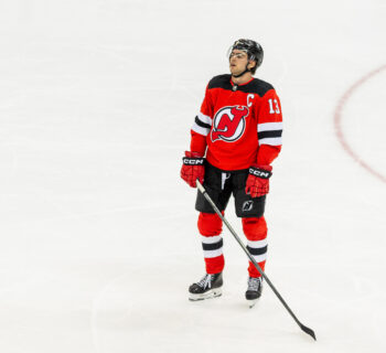 New Jersey Devils fall behind New York Rangers by 2 games in Stanley Cup Playoffs.